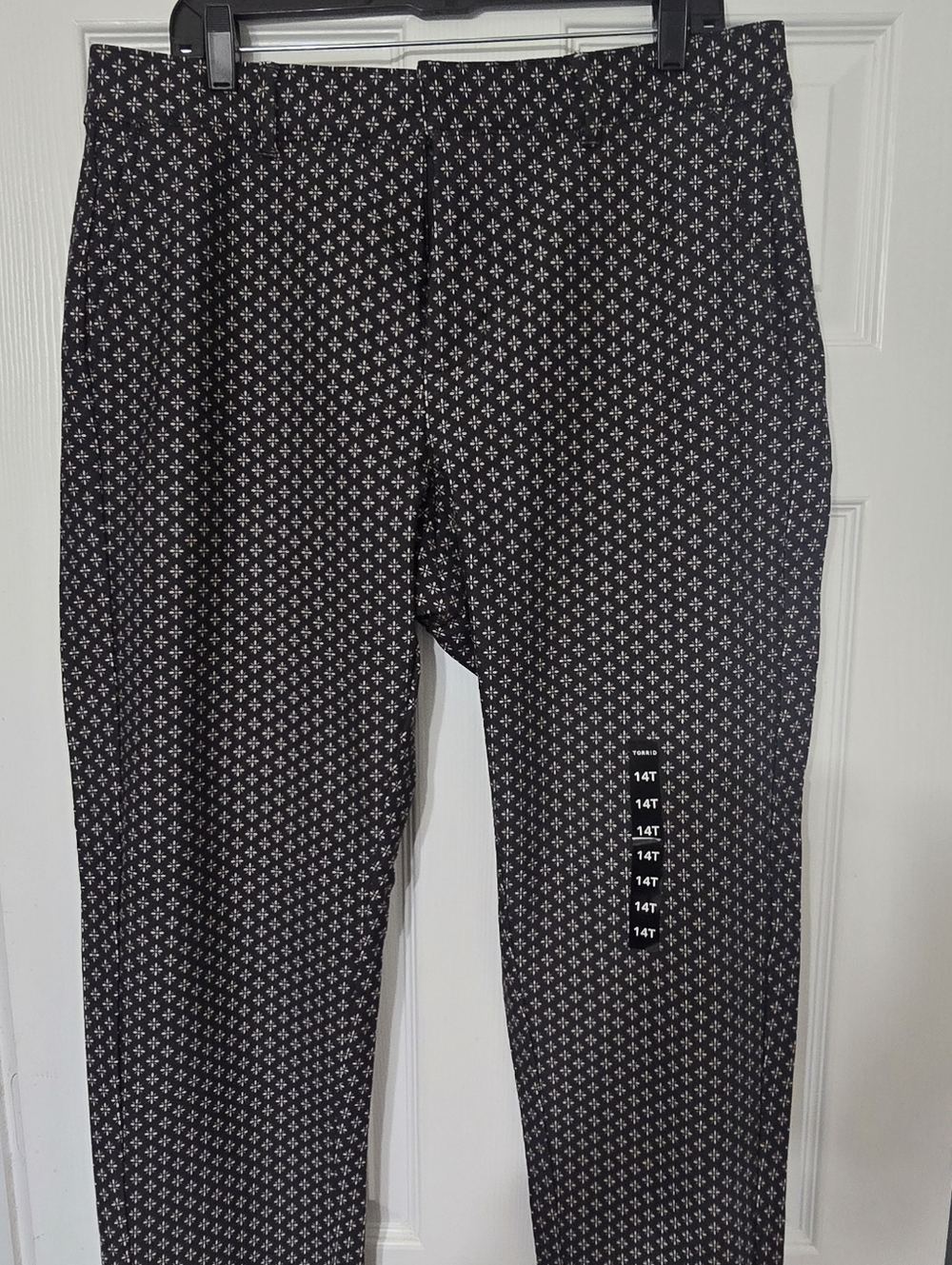 Black Patterned Women’s Pants